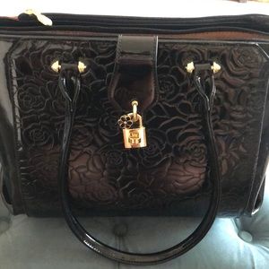 Brand new Black leather tote hand bag